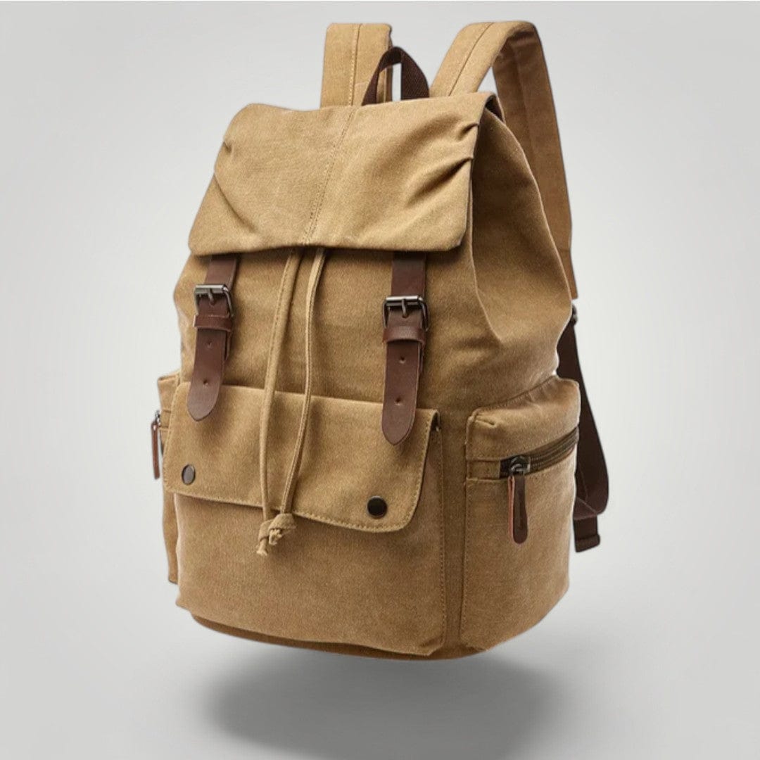 Sac à dos femme pour ordinateur portable vintage Khaki