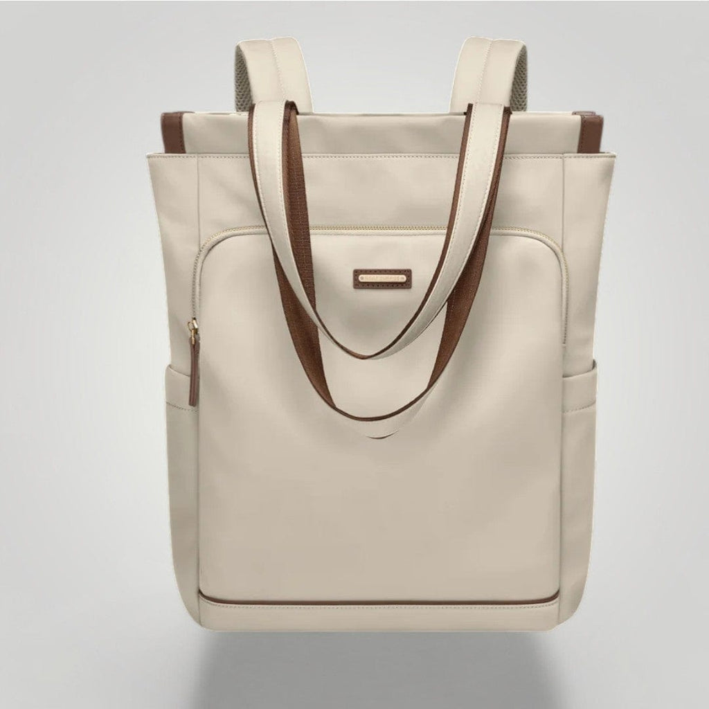 Sac à Dos Ordinateur Femme Tendance Crème