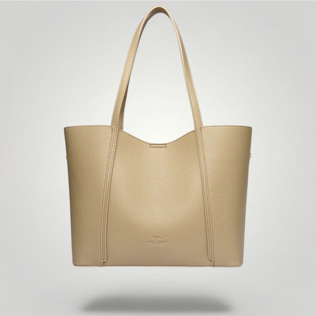Sac Femme Ordinateur Cuir | 16 pouces Crème